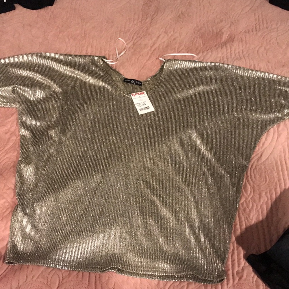 Shiny Dolman Top